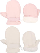 Toddler Gloves Kids Mittens Winter Warm Lined Fleece Gloves Waterproof Snow Baby Mitten for Boys Girls by TinyTreasures Baby Boutique