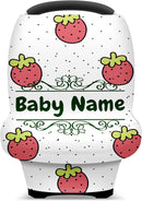 Baby Car Seat Stroller Cover Nursing Cover New Mom Breastfeeding Scarf Soft Stretchy Infant Carrier Cover Car Canopy Coverage by TinyTreasures Baby Boutique