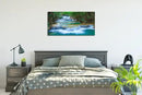 DZL Art S75275 Canvas Prints Wall Art Forest Waterfall Landscape Forest Scenery Painting Nature Wilderness Photography for Living Room Bedroom Bathroom Home Office Decor by CozyNest Decor