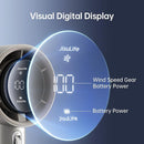JISULIFE Handheld Fan Pro Series - Extreme Cooling Output: 1-100 Speed Scroll Wheel, Metal Body, Digital Display, 1.5H Fast Charge, 5000mAh-Portable Fan for Travel Outdoor, Gifts for Women Men(Brown) by TinyTreasures Baby Boutique