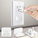 Outlet Covers (55 Pack) with Hidden Pull Handle Baby Proofing Plug Covers 3-Prong Child Safety Socket Covers Electrical Outlet Protectors Kid Proof Outlet Cap by TinyTreasures Baby Boutique