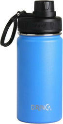 DRINCO Stainless Steel Water Bottle Spout Lid Vacuum Insulated Double Wall Water Bottle Wide Mouth (40oz 32oz 22oz 18oz 14oz) Leak Proof Keeps Cold or Hot (14 oz, 14oz Royal Blue) by CozyNest Decor