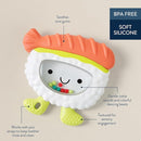 Itzy Ritzy Silicone Rattle Teether– BPA-Free Silicone Teether with Rattle for Babies & Toddlers – Features a Gentle Rattle Sound, Colorful Beads & Multiple Textures (Sushi) by TinyTreasures Baby Boutique