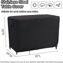 Kingling Prep Table Cover for 30 inch Keter Unity Table, Waterproof Outdoor Stainless Steel Table Cover Protection for Patio Metal Grill Work Table/Cart - 30''L x 24''W x 35''H by CozyNest Decor