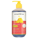 Alaffia Babies and Kids Shampoo and Body Wash, Gentle and Calming Support for Soft Hair and Skin with Shea Butter, Neem, and Coconut Oil, Fair Trade, Coconut Strawberry, 16 Fl Oz by TinyTreasures Baby Boutique