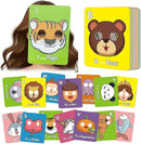 26 PCS Alphabet ABC Flash Cards,Giant ABC Animal Mask Flash Cards,26 Lowercase and Uppercase Letter Cards,Educational Learning Games by TinyTreasures Baby Boutique