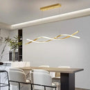 Modern Ceiling Pendant Light, with Remote Control Dimmable 3 Color Mode & Brightness Ceiling Lamp, Anti-Flicker Dining Light Fixture for Kitchen, Dining Room (Gold) by CozyNest Decor