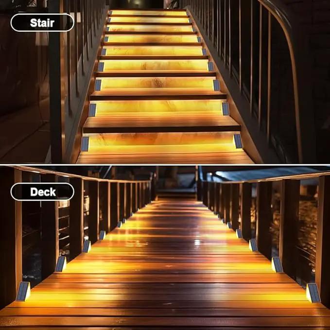 Solar Step Lights for Outside, Waterproof IP67, Outdoor 12 Pack, Solar LED Step Lights for Stair, Deck, Patio, Garden, photo 5 of 6