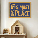 This Must Be The Place Banner, Trendy Retro Wall Hanging, Inspirational Wall Decor, Nostalgic Banner Flag, Wall Flag Living Room Bedroom Office Apartment Gallery Decor, Banner for Room by TinyTreasures Baby Boutique