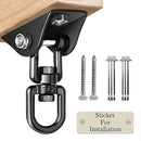 Heavy Duty Swing Hangers for Wooden Sets 2000 LB Capacity Hammock Hanger 360 Swivel Stainless Steel Swing Hardware Accessories 2 Packs for Porch Playground Yoga Heavy Bag by TinyTreasures Baby Boutique