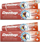 Dentup Herbal Toothpaste with Clove & Basil | Natural Fluoride-Free Ayurvedic Toothpaste for Fresh Breath & Gum Support – 100g Each (Pack of 2) by CozyNest Decor