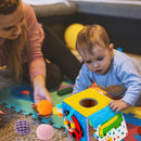 beetoy Sensory Busy Cube for Baby, Montessori Infant Toys with Textured Sensory Balls, Early Learning Travel Toys for Fine Motor Skills, Perfect Newborn Boy and Girl Gift by TinyTreasures Baby Boutique