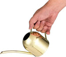 IMEEA Gold Watering Can for Indoor Plants, Orchid, Bonsai - Stainless Steel With Long Spout for House, Desk, Office - 15oz/450ml by GreenHaven Gardens