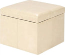 Adeco Storage Ottoman by CozyNest Decor