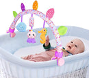 Caterbee Travel Arch Bassinet Toys for Baby Hanging on Stroller, Crib & Pram. Activity Toy bar for Baby Bouncer(Purle) by TinyTreasures Baby Boutique