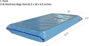 Crib Mattress Storage Bag with Zipper -5 Mil Plastic Waterproof Crib Mattress Bag for Moving and Storage by TinyTreasures Baby Boutique