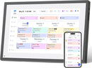 10.1 Inch Smart Digital Calendar Planner & Chore Chart, IPS HD Touchscreen Interactive Display for Family Schedules, Built-in Digital Picture Frames Function - Streamline Household Organization by TinyTreasures Baby Boutique
