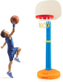Costzon Kids Basketball Hoop, Height Adjustable 3.9FT- 5.2FT Basketball Goal for Kids, Portable Mini Basketball Set, Indoor Outdoor Toddler Basketball Hoop, Gift for Boys Girls by TinyTreasures Baby Boutique