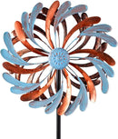 Viveta Wind Spinner for Yard and Garden, Metal Windmill Spinning Kinetic Wind Spinners for Outside Yard Patio Lawn Decor 13”D*57.5“H by CozyNest Decor