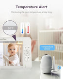 7" Split-Screen Baby Monitor with 2 1080P Cameras, 720P HD No WiFi Monitor with a Flexible Bracket, Video Baby Monitor with Camera and Audio, 2 Way Audio, Remote PTZ, Auto Night Vision by TinyTreasures Baby Boutique