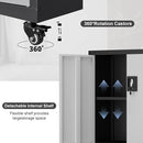 Locking Storage Cabinet,Steel Garage Cabinet with Wheels,Utility Tool Cabinet1 for Garage,Home Office and Warehouse by CozyNest Decor