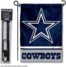 WinCraft Dallas Garden Flag with Stand Holder by GreenHaven Gardens