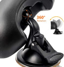 GES Rear View Mirror - 360 Degree Adjustable, Strengthen Suction Cup for Car - 5.9 x 2.2Inch - Black by TinyTreasures Baby Boutique