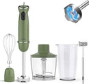 Immersion Blender Handheld 5 in 1 Hand Blender, 1000W Hand Mixer Stick, BPA-Free 12 Speed Handheld Blender with Mixing Beaker, Chopper, Whisk and Milk Frother for Soup, Smoothies, Sauce, Baby Food by TinyTreasures Baby Boutique