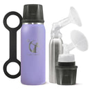 CERES CHILL OG Breastmilk Chiller, Reusable Storage Container, Up to 34 oz. - Bottle Cooler Keeps Milk at Safe Temperatures for Up to 20 Hours, Connects w/Most Pumps (Ultra Violet Lavender) by TinyTreasures Baby Boutique