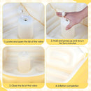 MINK Inflatable Baby Bathtub – Compact, Portable Bath Tub with Anti-Sliding Saddle Horn Seat, Ideal for Travel & Home – Suitable for Infants 0-6 Months by TinyTreasures Baby Boutique