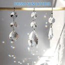 44 Pack Chandelier Crystal Prism Replacement, 38mm Hanging Clear Crystal Glass Bead Prisms 20mm Chandelier Crystals Modern for Foyer Wedding Lamp Windows Christmas Tree Decoration by GreenHaven Gardens