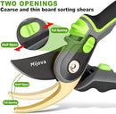 Pruning Shears, Heavy Duty Handheld Gardening Scissors, High Carbon Steel Plant Shears Use for Gardening Pruners, Floral Shrubs and Vines, Professional labor-saving Secateurs by GreenHaven Gardens