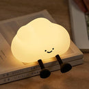 Cloud Night Light for Kids, Adorable Touch Night Lamp Silicone Dimmable LED Nightlight for Nursery Rechargeable Bedside Night Lights for Bedrooms Breastfeeding by TinyTreasures Baby Boutique