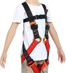 Kids Climbing Belt, Youth Full Body Safety Belt for Outdoor Expanding Training Caving, Zipline Belt Rappelling Equip by TinyTreasures Baby Boutique