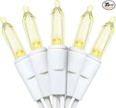 MULTI-SPARKING White Christmas LED Lights - 35 Count Warm White Christmas String Lights for Small Tree, Crafts, Holiday, Indoor/Outdoor Decorations, 11 Feet White Wire, UL Certified, Connectable by GreenHaven Gardens