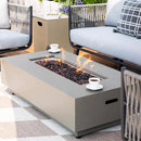 Westwood 50” Propane Fire Pit Smokeless Firepit Outdoor Gas Fire Pit for Outside Patio Firepit Table Includes Rain Cover Converter Kit Lava Rocks Lid CSA Certified by GreenHaven Gardens