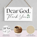 SENJIAN Christian Home Decor Christian Wall Art Rustic Bible Verse Sign Scripture Printed Wood Sign Wall Art Religious Sign for Home Office Bathroom Bedroom by CozyNest Decor
