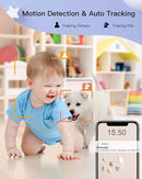 ARENTI Baby Monitor, 2K/3MP WiFi 6 Camera and Audio, 5-inch Wireless Screen, Smartphone App, Super Night Vision, Crying Detection, Auto Tracking, Temp&Humidity Sensor, Cloud&SD Card Storage (D3 Kit) by TinyTreasures Baby Boutique