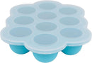 WeeSprout Silicone Freezer Tray with Clip on Lid Perfect Food Storage Container for Homemade Baby Food, Vegetable, Fruit Purees, and Breast Milk (Bright Blue, Ten 1.5 Ounce Sections) by TinyTreasures Baby Boutique