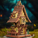ROKR 3D Wooden Puzzles for Adults, Cuckoo Clock Model Kit, Room Home Decor DIY Watch Making Kit Functional Mechanical Building Toys, Hobbies Birthday Christmas Day Gifts for Men Women Kids 14+ by TinyTreasures Baby Boutique