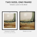 Homeforia Black Wood Frame 20x24, High End Oak 20x24 Wooden Picture Frames with Mat 16x20 Photo, 20 x 24 Poster Frame Matted to 16 by 20 Print, 24x20 Hanging Frames, Tempered Glass, Wall Kit, Set of 1 by CozyNest Decor