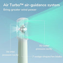 JISULIFE Portable Handheld Turbo Fan [16H Max Cooling Time], 4000mAh USB Rechargeable Personal Battery Operated Lash Small Pocket Fan with 5 Speeds for Travel/Outdoor/Vacation/Concerts - Green by TinyTreasures Baby Boutique
