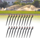 Irrigation Sprinkler, 20pcs Plastic Watering Nozzle G‑Type 360 Degree Rotation Sprinkler Accessory for Garden Agriculture Courtyards Lawn 9.1x1.2x0.4in by GreenHaven Gardens