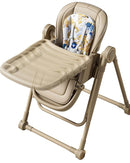 Multi Functional All in 1 Baby High Chair Swings for Infants Foldable Rocking 8 Level Height Adjustment Eco Friendly Washable PU Cushion Ultimate Baby Feeding Chair (Gray) by TinyTreasures Baby Boutique