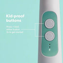 Frida Baby Electric Nail Buffer | Safe + Easy Baby Nail File, Baby Nail Clippers + Nail Trimmer Kit for Newborn, Toddler, Children's Fingernails/Toenails, 4 Buffer Pads, LED Light, Storage Case, White by TinyTreasures Baby Boutique
