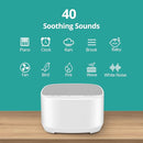 Magicteam Sleep Sound White Noise Machine with 40 Natural Soothing Sounds and Memory Function 32 Levels of Volume Powered by AC or USB and Sleep Timer Sound Therapy for Baby Kids Adults (B-White) by TinyTreasures Baby Boutique