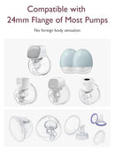 Momcozy Flange Insert 19mm Compatible with 24mm Flange/Shield of Most Pumps, Insert for Breast Pump Replacement Accessories, 4PCS 19mm by TinyTreasures Baby Boutique