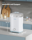 Papablic Baby Bottle Sterilizer and Dryer Pro, Esterilizador De Biberones, Electric Steam Sterilizer for Baby Bottles, Pacifiers, and Pump Parts, Large Capacity 10 Bottles by TinyTreasures Baby Boutique