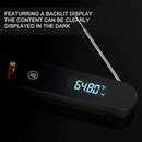 The Latest Thermocouple Instant Reading Meat Thermometer Digital,Faster Less Than 0.6 Second Response,IP67 Waterproof Thermometer Suitable for Grilling, Cooking,BBQ Gifts for Men (Black) by TinyTreasures Baby Boutique