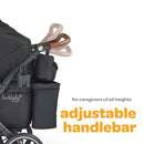 Larktale Adjustable Stroller, 2 Seater Kids Wagon, 120 Pound Capacity, Sprout V2, Black by TinyTreasures Baby Boutique
